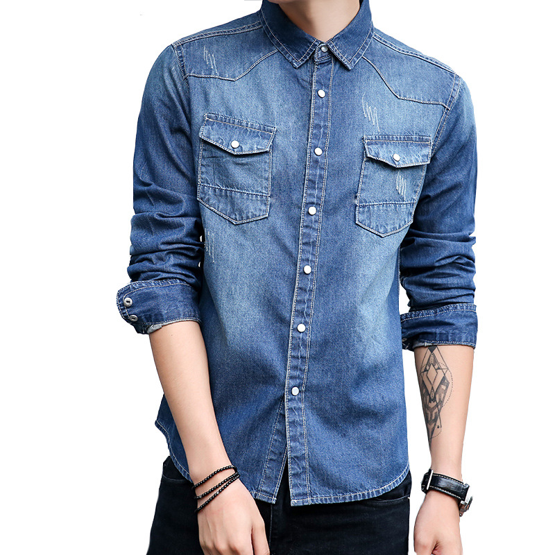 Washed Denim Shirt